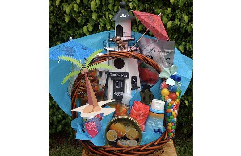 Look Out For the Lighthouse Gift Basket